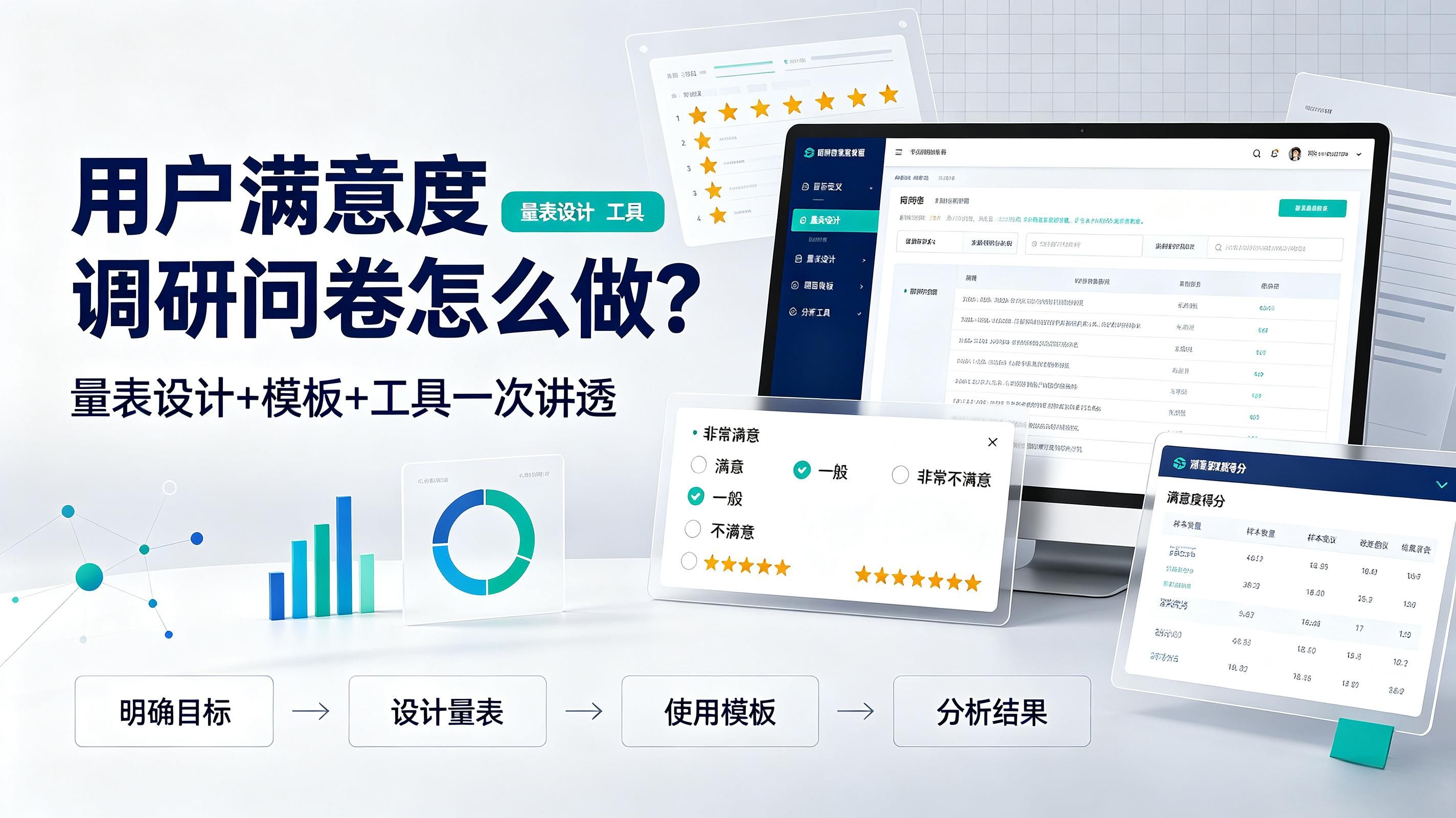 用户满意度调研问卷怎么做？量表设计+模板+工具一次讲透