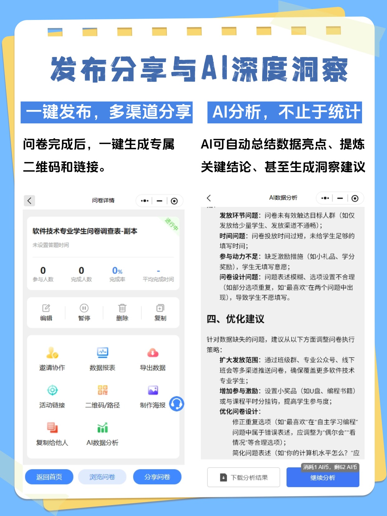 模板+智能分析_问卷调查方案